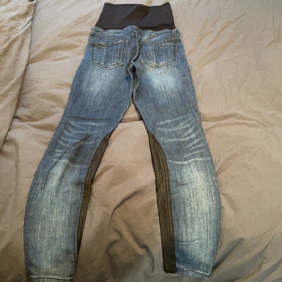Thyme Maternity blue jeans - Picture 2 of 4